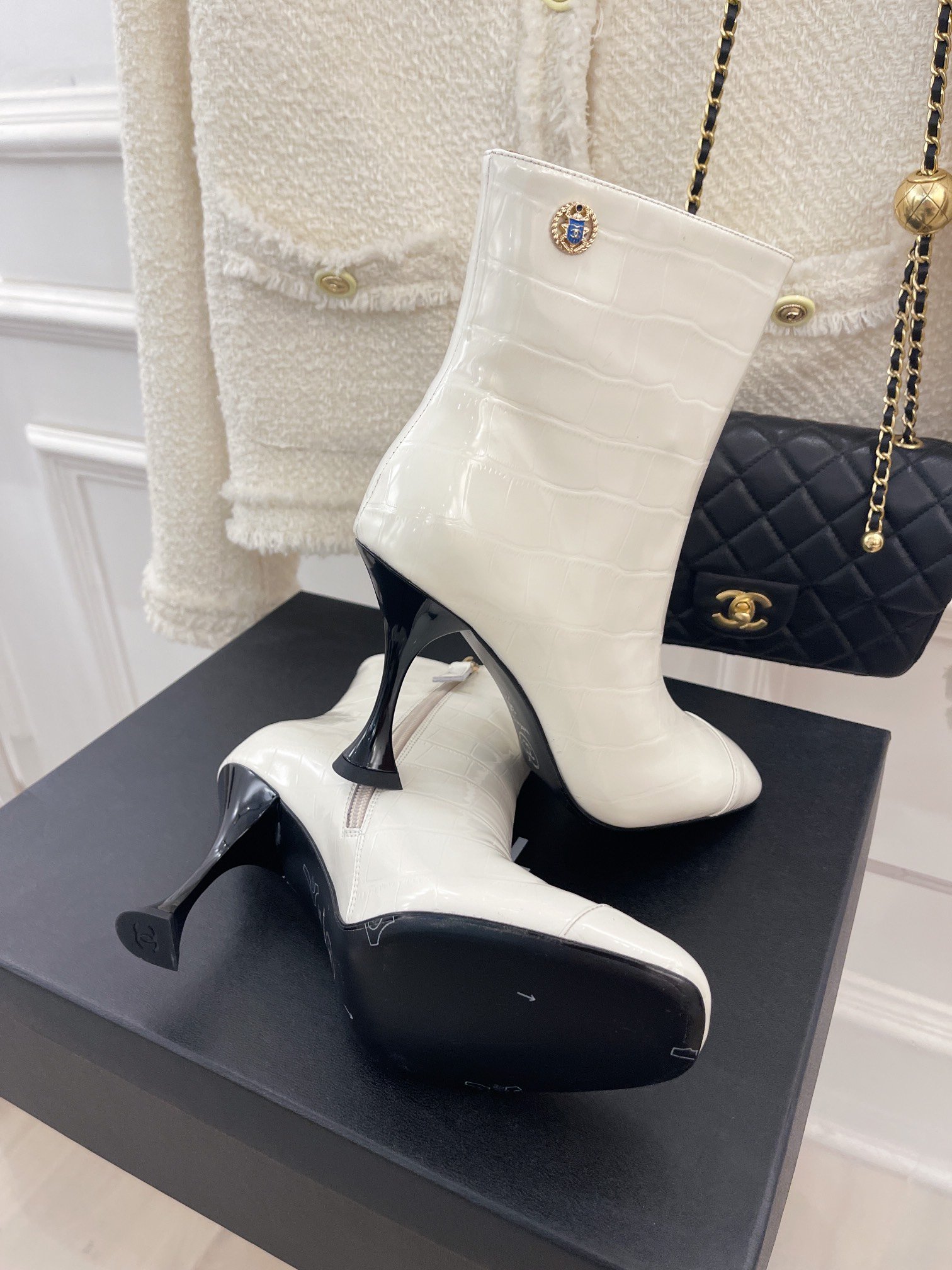 Chanel Women’s Short Boot White For Women