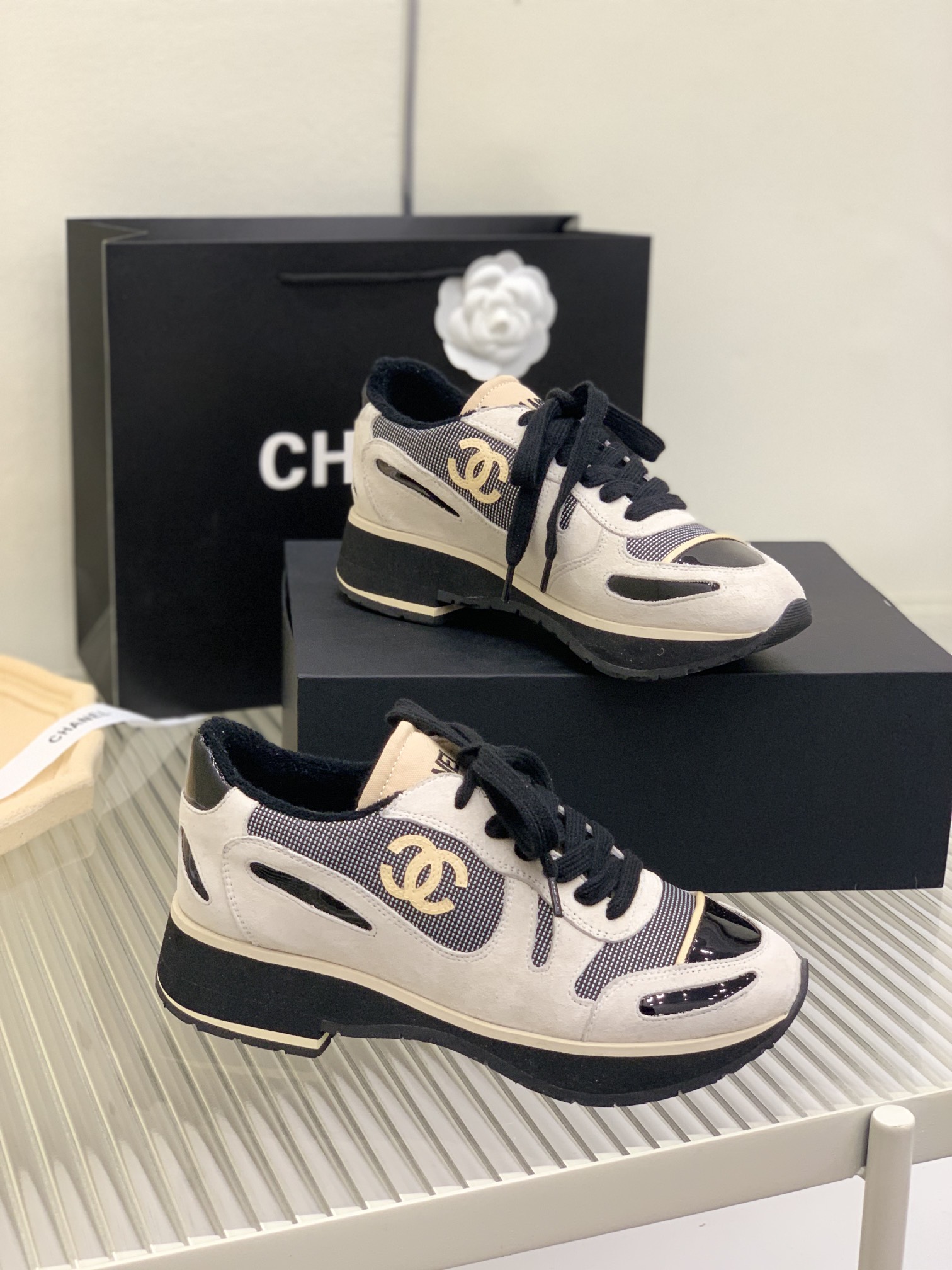 Chanel Women’s Vintage Sneakers White For Women