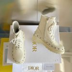 Christian Dior Women’s Diorquake Ankle Boot White For Women CD