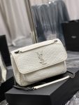 Saint Laurent Niki Medium Chain Bag White For Women, Women’s Bags 11in/28cm YSL