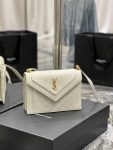 Saint Laurent Gaby Mini Satchel White For Women, Women’s Bags 7.9in/20cm YSL 6855741EL079207