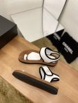 Chanel Women’s Velcro Flops Sandals White For Women