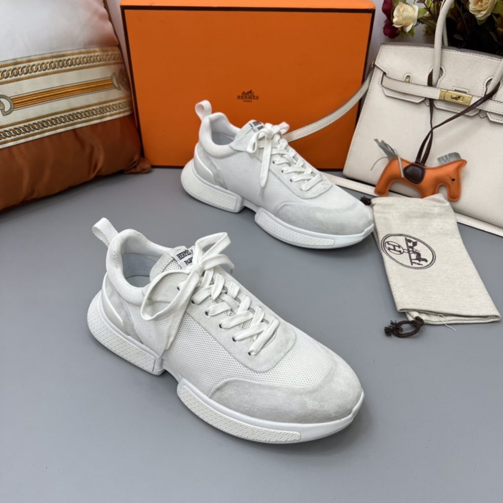 Hermes Miles Sneaker White For Men