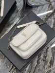 Saint Laurent Niki Baby Chain Bag White For Women, Women’s Bags 8.2in/21cm YSL