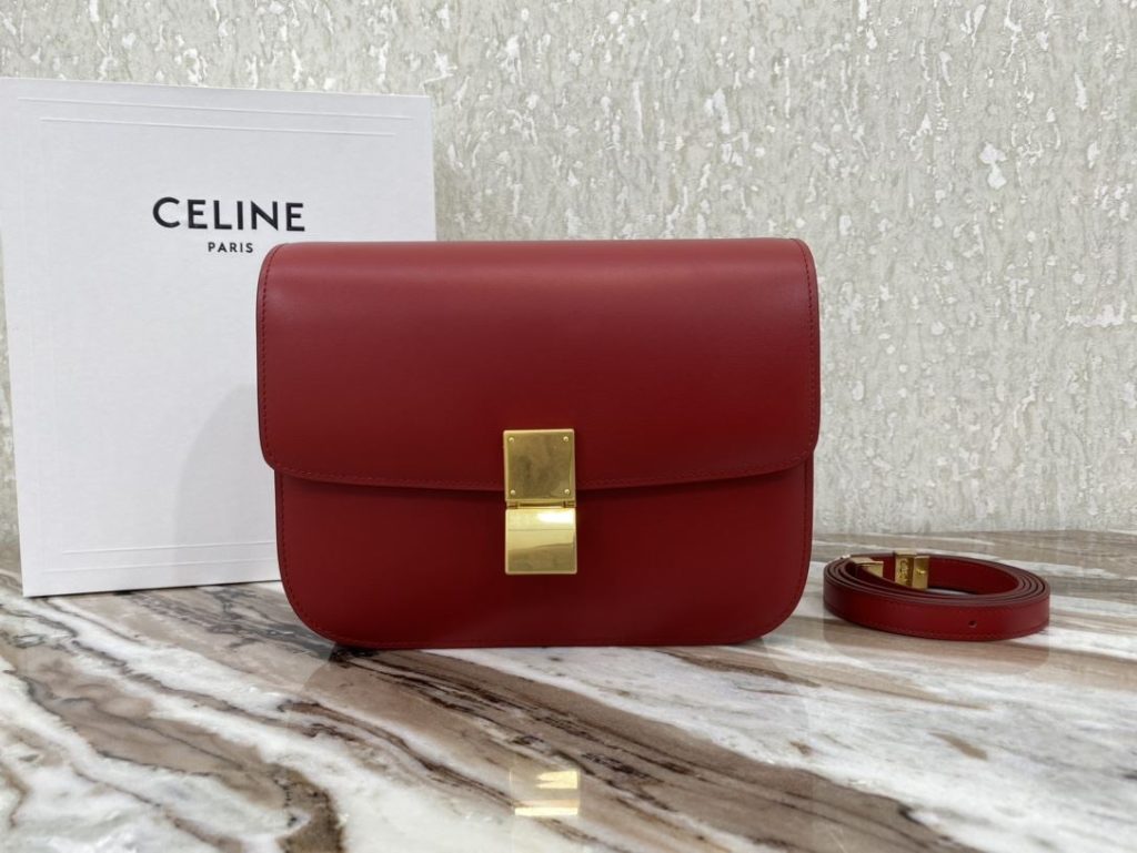 Teen Classic Bag In Box Black/Brown/Red/Burgundy/Green/Dark Red For Women‎ 7in/18.5cm 192523DLS.38NO