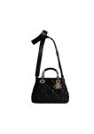 The Medium Lady 95.22 Bag Black/White/Grey For Women 9.5in/ 24cm