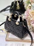 The Medium Lady 95.22 Bag Black/White/Grey For Women 9.5in/ 24cm