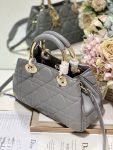 The Medium Lady 95.22 Bag Black/White/Grey For Women 9.5in/ 24cm