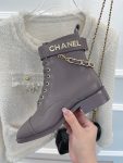 Chanel Women’s Lace-Up With Chain Light Violet For Women 1.5in/4cm