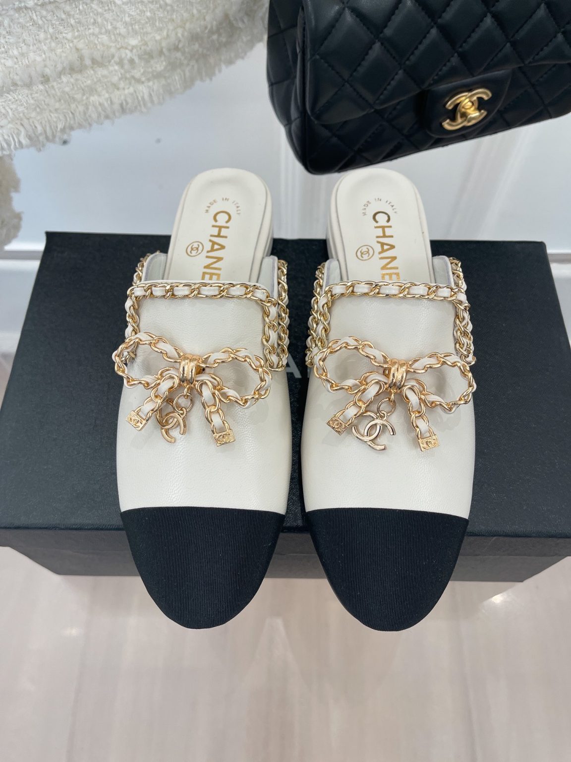 Chanel Women’s Mules With Decor White For Women