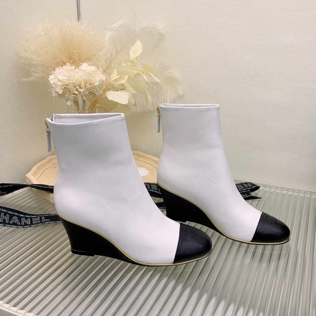 Chanel Women’s Ankle Boots White For Women