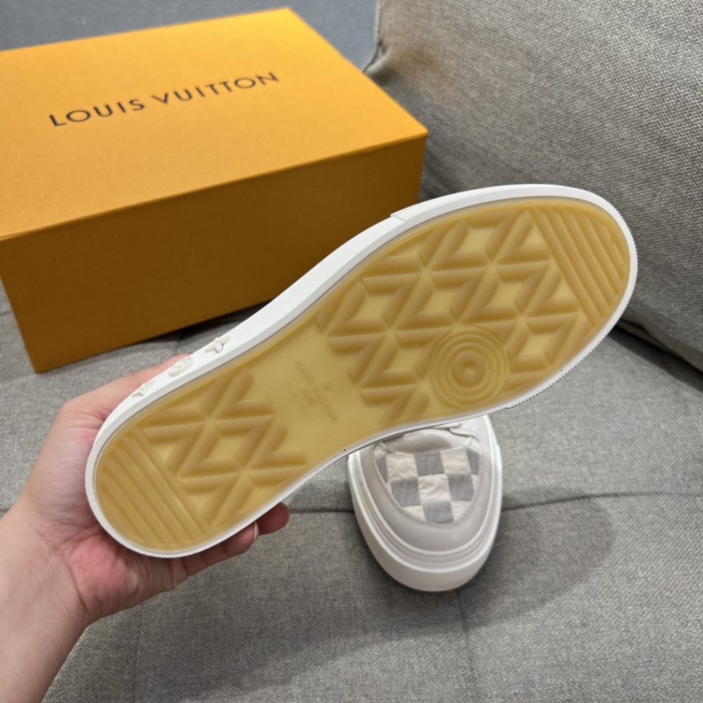 Louis Vuittion LV Ollie Richelieu Sneaker White For Men LV