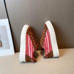 Dior CD Tremaine Emory Dior Denim Tears Sneakers Brown And Red For Women