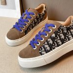 Dior CD Tremaine Emory Dior Denim Tears Sneakers Brown And Black For Women