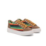 Dior CD Tremaine Emory Dior Denim Tears Sneakers Brown And Multicolor For Women