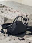 Triangle Bag White/Black For Women 9.8 in / 25 cm 1BB082_2BYA_F0009_V_NEO