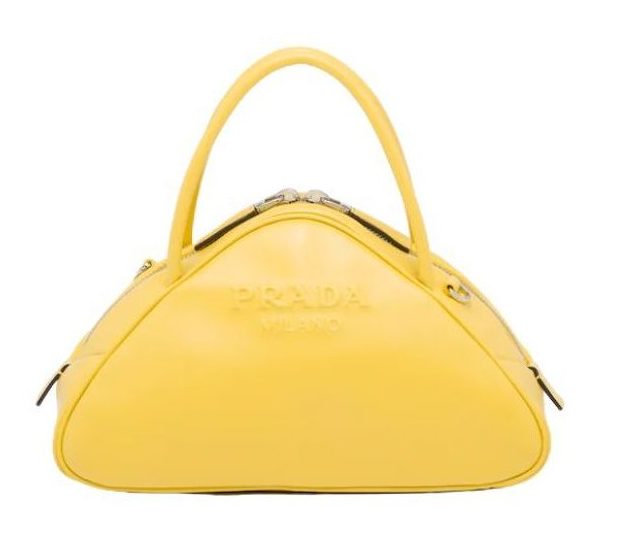 Triangle Bag Yellow/Green For Women 9.8 in / 25 cm 1BB082_2BYA_F0377_V_NEO