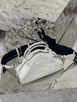 Triangle Bag White/Black For Women 9.8 in / 25 cm 1BB082_2BYA_F0009_V_NEO