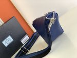 Prada Saffiano Prada Triangle Bag Dark Blue For Women 11.1 in / 28 cm 2VH155_2FAD_F0016_V_OOO