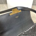 Triomphe Shoulder Bag Brown/Black For Women‎ 7in/18.5cm