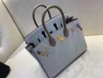 Hermes Birkin 25 Beton Togo Blue For Women 25cm / 9.8in