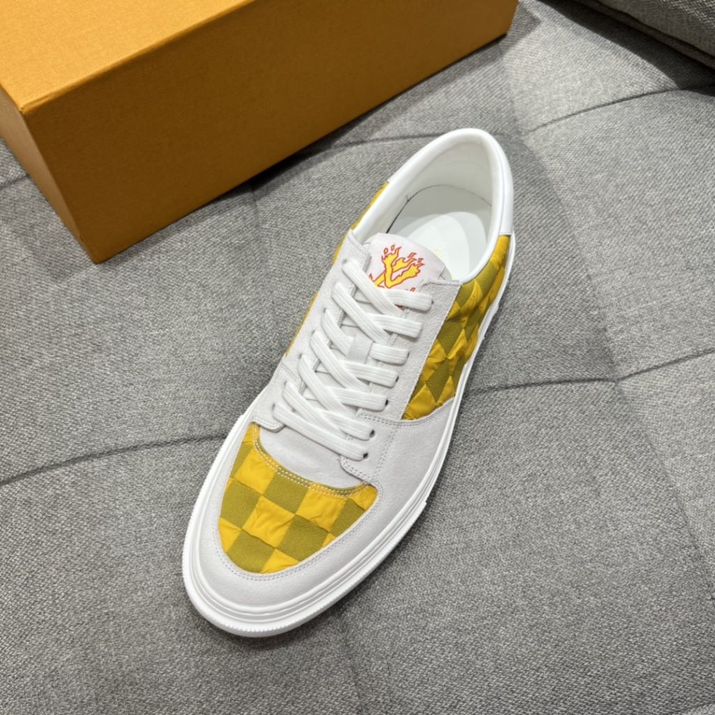 Louis Vuittion LV Ollie Richelieu Sneaker Yellow For Men LV