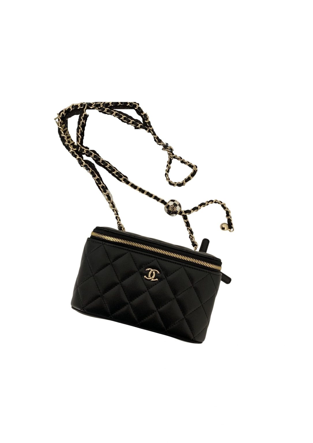 Vanity With Chain Black For Women 6.6 in / 17 cm