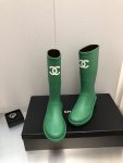 Chanel Women’s Hight Boots Green For Women