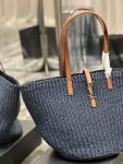 Saint Laurent Panier Big Bag Blue For Women, Women’s Bags 21.7in/55cm YSL