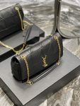 Saint Laurent Jamie Medium Chain Bag Black For Women, Women’s Bags 9.8in/25cm YSL