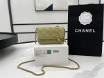 Chanel Mini Flap Bag Green For Women, Women’s Bags 12.5cm