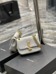 Saint Laurent Jamie Mini Chain Bag Grey For Women, Women’s Bags 6.9in/17.5cm YSL 6981622F9271407