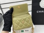 Chanel Mini Flap Bag Green For Women, Women’s Bags 12.5cm