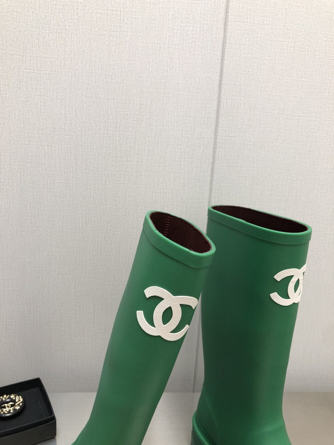 Chanel Women’s Hight Boots Green For Women