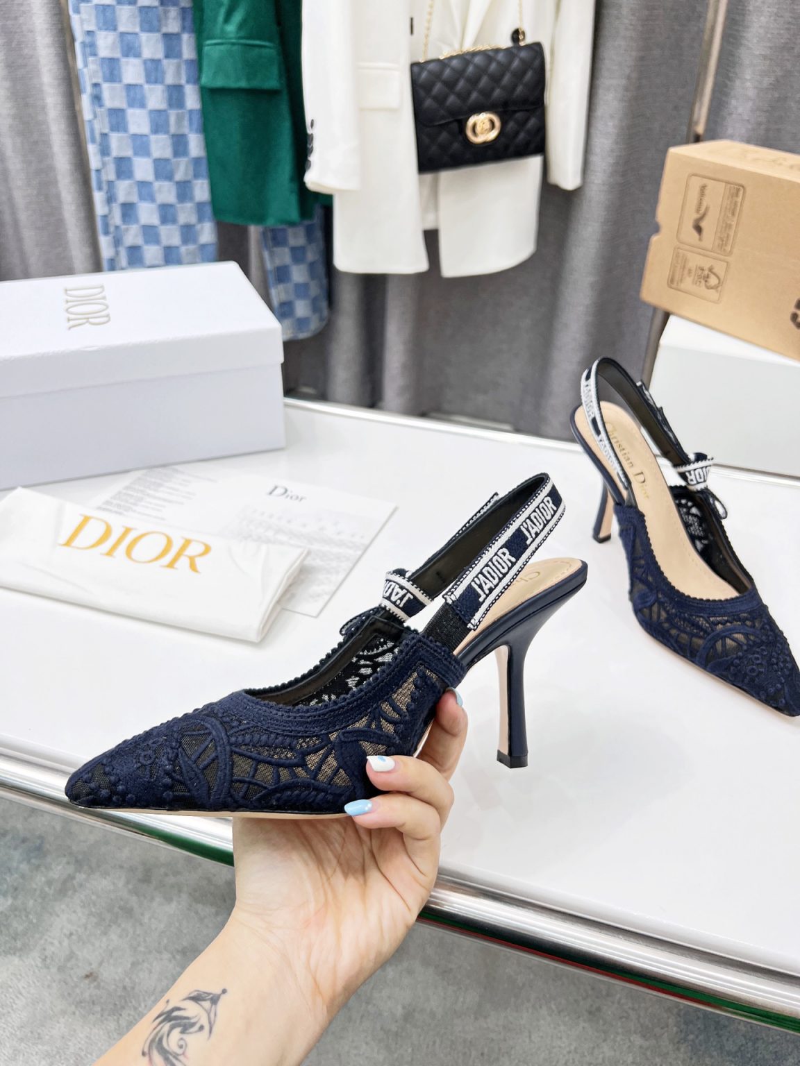 Christian Dior Women’s J’Adior Slingback Pump Blue For Women CD