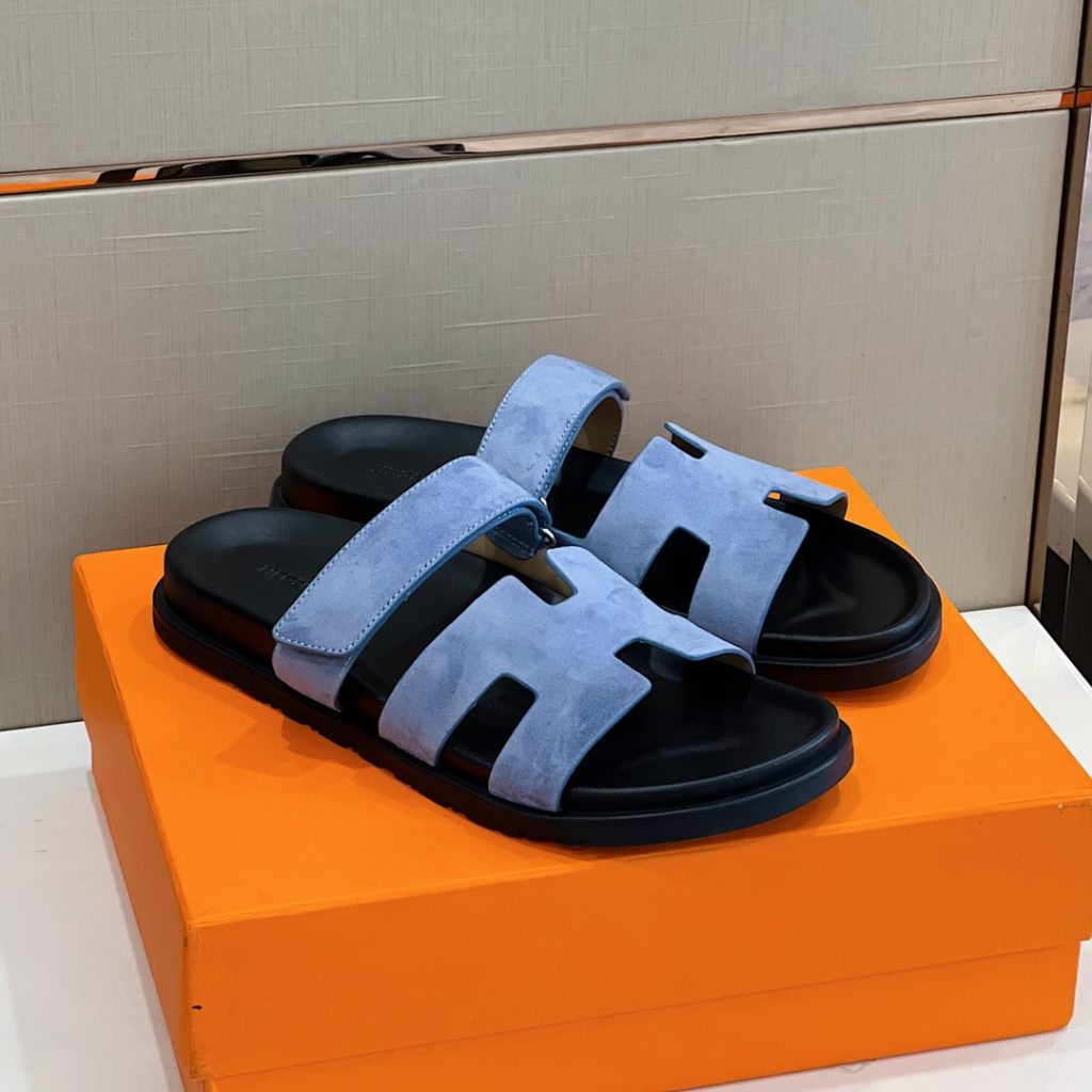 Hermes Takara Sandals Blue For Men