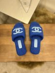 Chanel Women’s Mules Blue For Women 1.5in/4cm