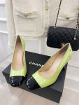 Chanel Women’s Pump & Grosgrain Green For Women