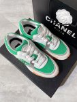 Chanel Women’s Sneakers In Fabric Green For Women