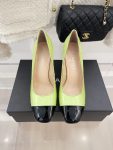 Chanel Women’s Pump & Grosgrain Green For Women