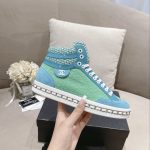 Chanel Women’s Schuhe Sneaker Green And Blue For Women