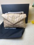 [True-to-ORIGINAL] Saint Laurent Toy Puffer Dark Beige For Women 23cm/9cm – 7593371EL072721