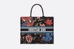 Large Dior Book Tote Black Multicolor For Women M1286ZEAO_M911 42cm/16.5 inch