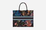 Large Dior Book Tote Black Multicolor For Women M1286ZEAO_M911 42cm/16.5 inch