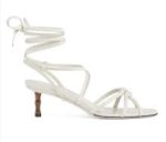 Strappy Sandal With Bamboo White For Women 746035 BKO00 9049