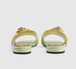 Slide Sandal With Hardware Light Green For Women 750509 CLG00 3801