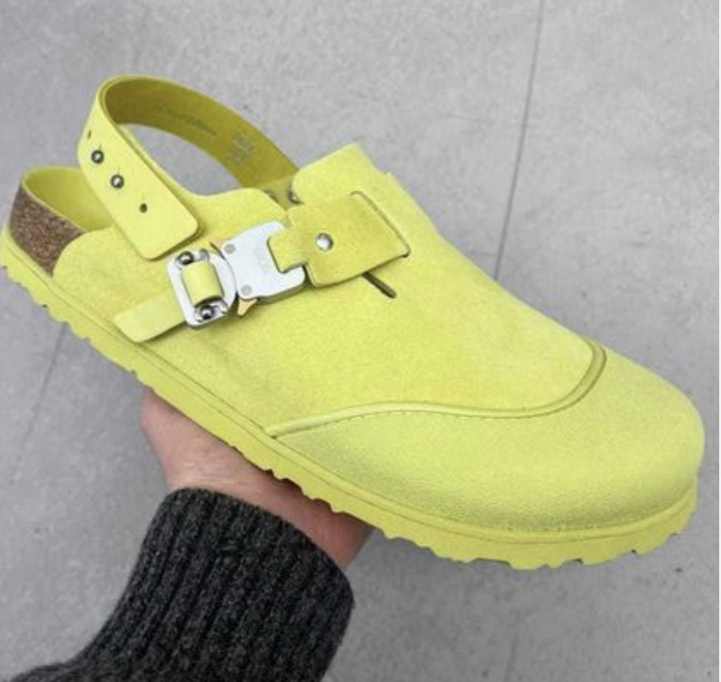 Dior By Birkenstock Tokio Mule Pastel Yellow For Men