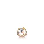 Louis Vuitton Idylle Blossom Ring, 3 Golds And Diamonds For Women- Q9F15Z