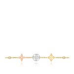 Louis Vuitton Idylle Blossom Bracelet, 3 Golds And Diamonds For Women- Q95286