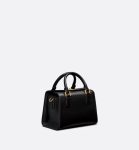 Christian Dior Small Boston Bag Black For Women M8671UBEQ_M900- 8 Inches/ 20 Cm